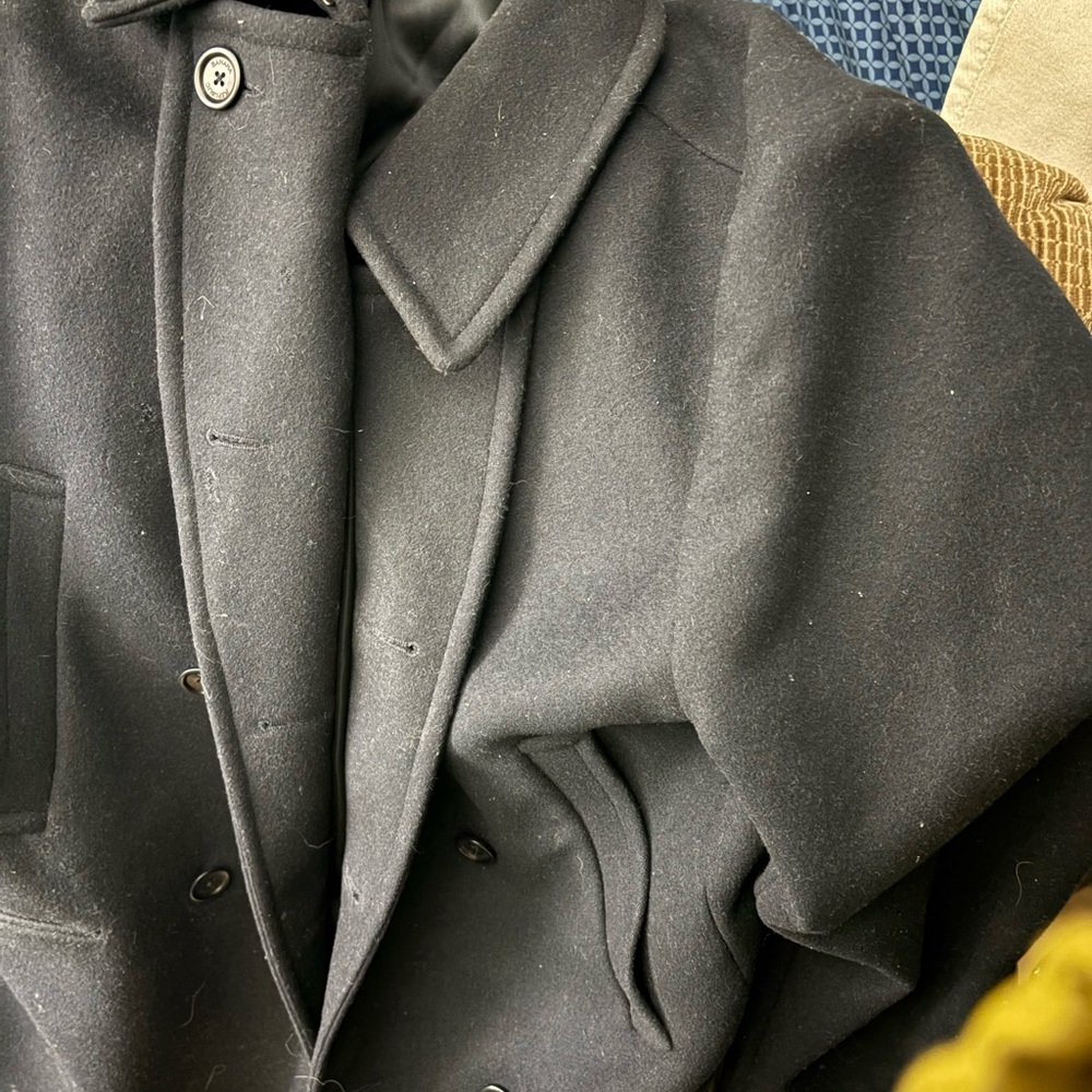 Banana Republic Dark Gray Pea Coat